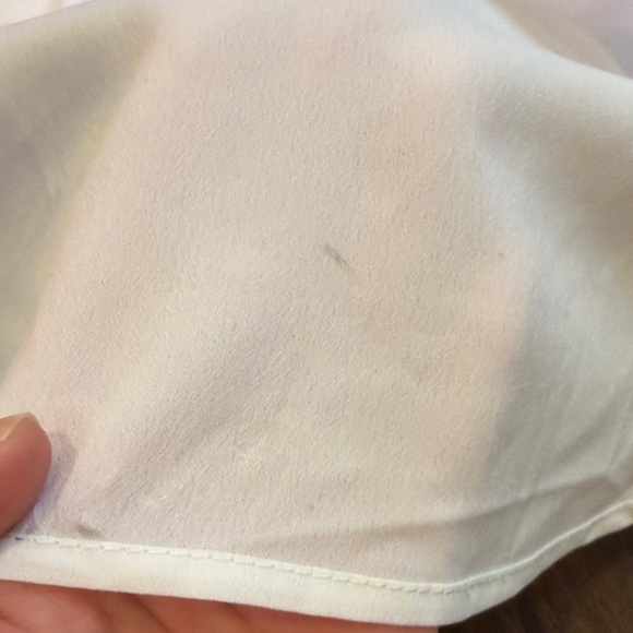 Issac Mizrahi Women's Layered Pink V-Neck Sweater with White Collar Small - Picture 6 of 9